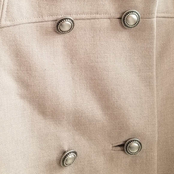 Baltman&Co Tan Wool Longline Winter Coat Brown Fur - Picture 2 of 6